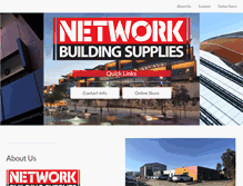 Tablet Screenshot of networkbuilding.com.au